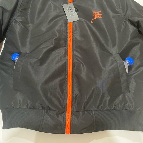 Ed Hardy, Men Bomber Jacket, Death Before Dishonor, Black - Picture 6 of 9